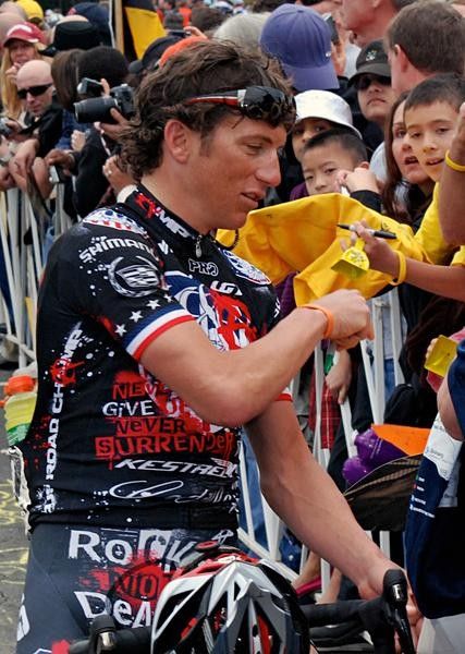 Tyler Hamilton was popular with fans at this year's Tour of California