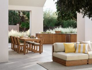 outdoor furniture by Crate & Barrel