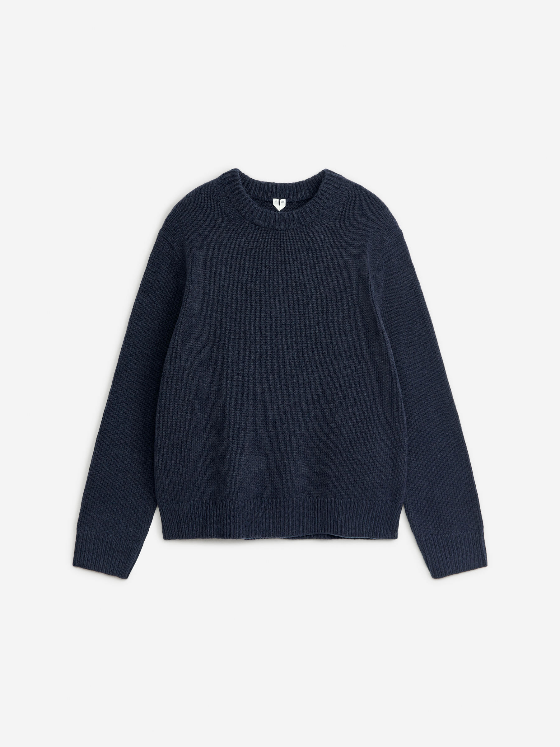 Heavy Knit Wool Blend Jumper – Dark Blue – Men – Arket Gb