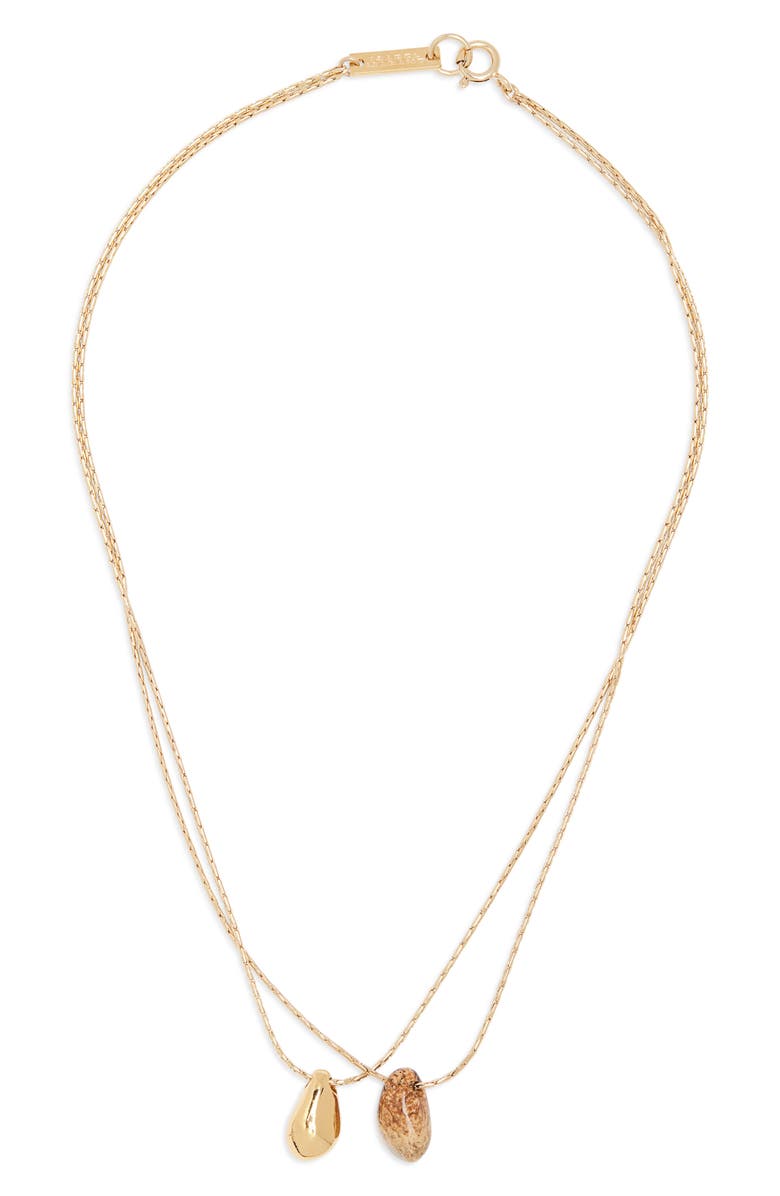 Imala Double Strand Pendant Necklace