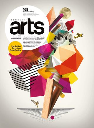 Jessica's cover for issue 168 of Computer Arts, where she was named our number one 'New Star of Design'