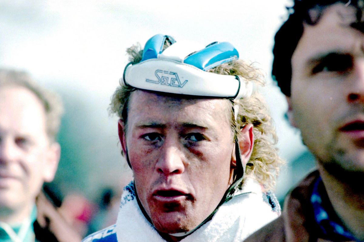 Eric Vanderaerden in 1995, 10 years after his sole win at Flanders