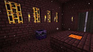 Minecraft Respawn Anchor in the Nether