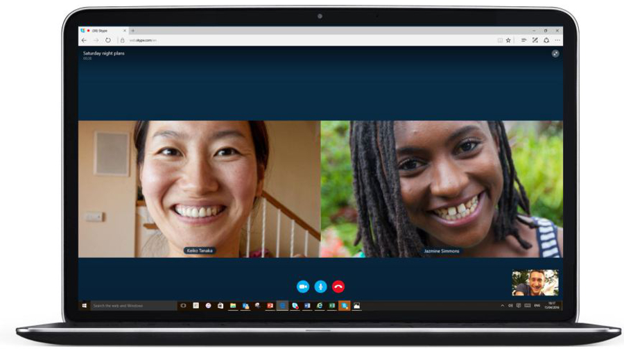 Skype on Microsoft Edge