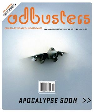 Barnbrook worked on several issues of AdBusters