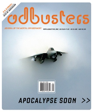 Barnbrook worked on several issues of AdBusters