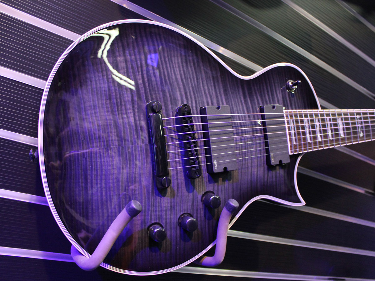 LTD EC-407 Baritone FM See Thru Black Sunburst