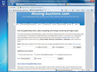 Missing auctions