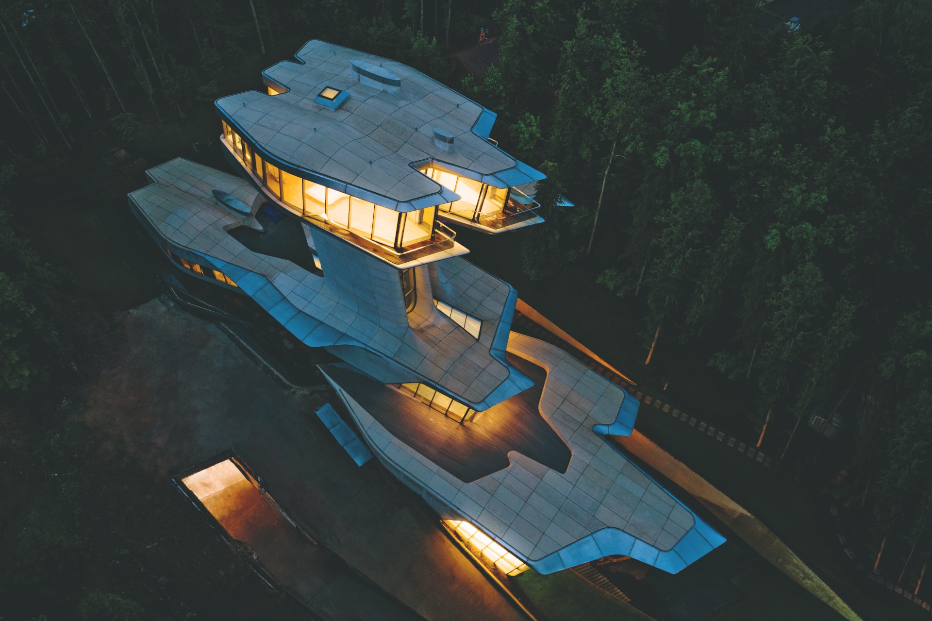 Zaha hadid's Capital Hill house in Russia