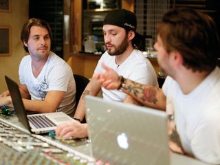 Swedish House Mafia: (from left to right) Axwell, Steve Angello and Sebastian Ingrosso.