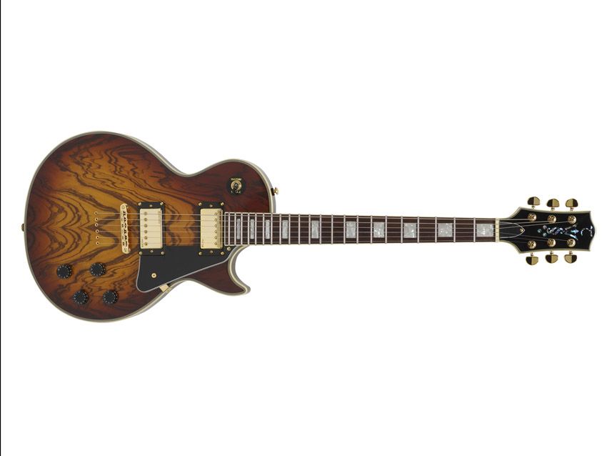 No prizes for guessing where the inspiration for this guitar comes from.