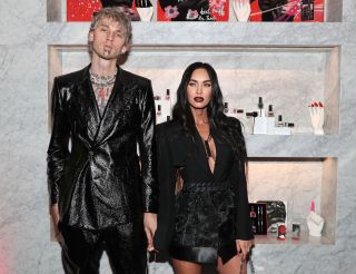 Machine Gun Kelly and Megan Fox on the red carpet for his nail line