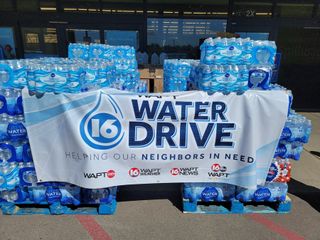 One of the collection locations for the Water Drive 16