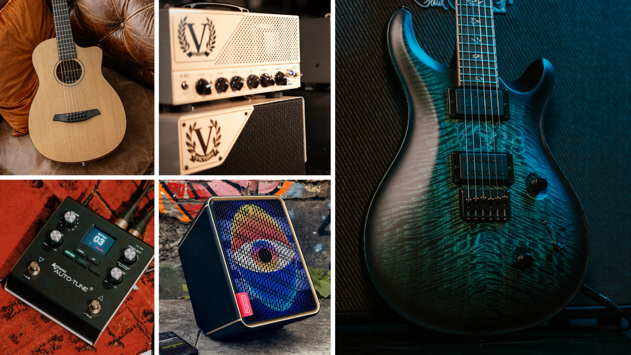 Furch Pioneer, Victory lunchbox cab, PRS Core Mark Holcomb, HeadRush VX5, Positive Grid Spark Edge