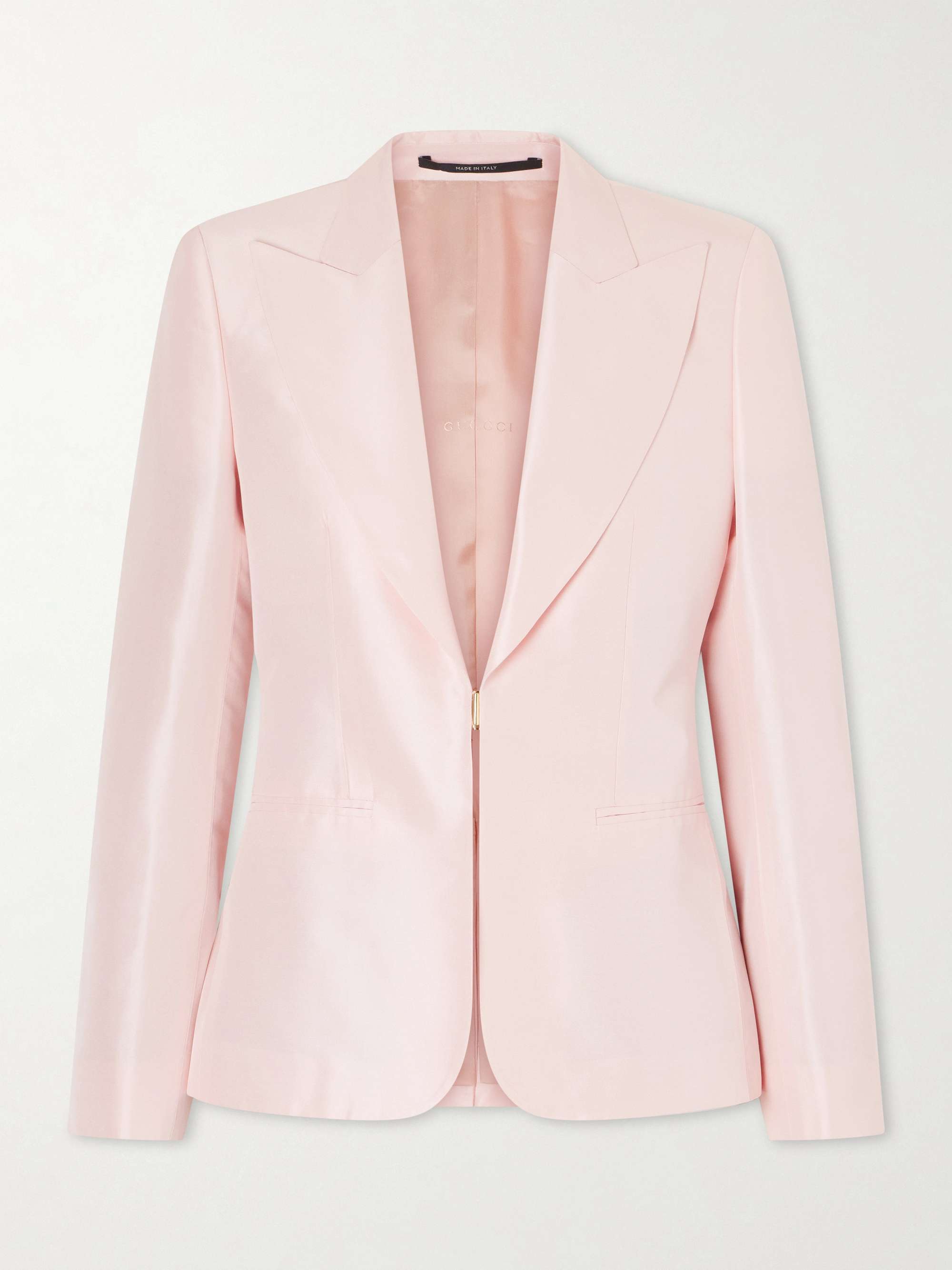 Silk-Satin Blazer