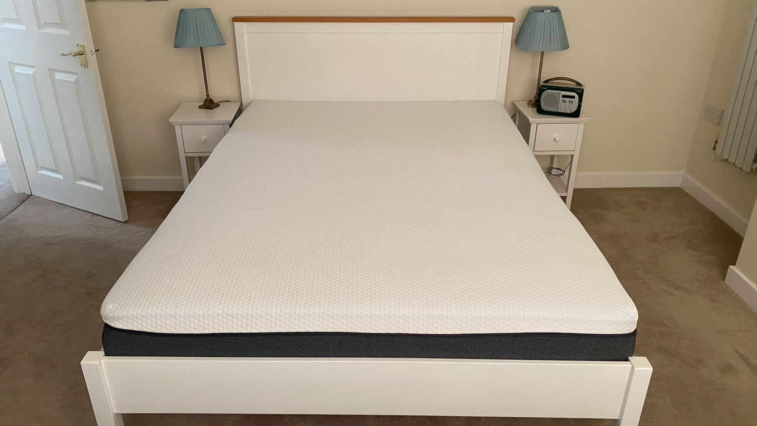 The Emma Premium mattress on a bed