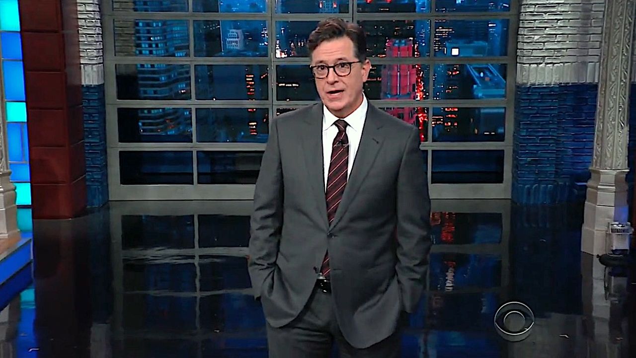 Stephen Colbert talks JFK, Vietnam