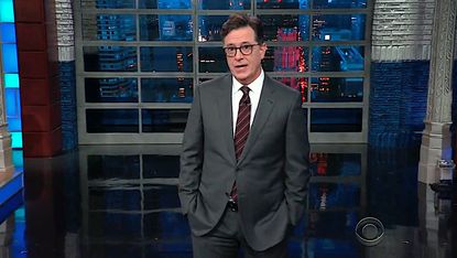 Stephen Colbert talks JFK, Vietnam