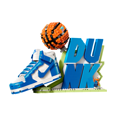 Nike Dunk X Lego&amp;reg; Set Sneaker-Building Kit With Exclusive Minifigure
