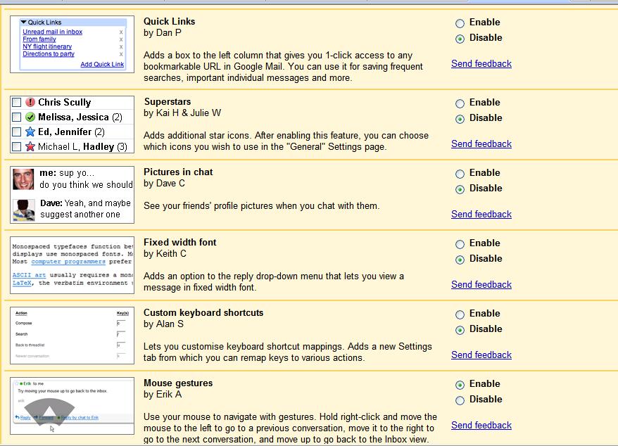 Gmail apps test