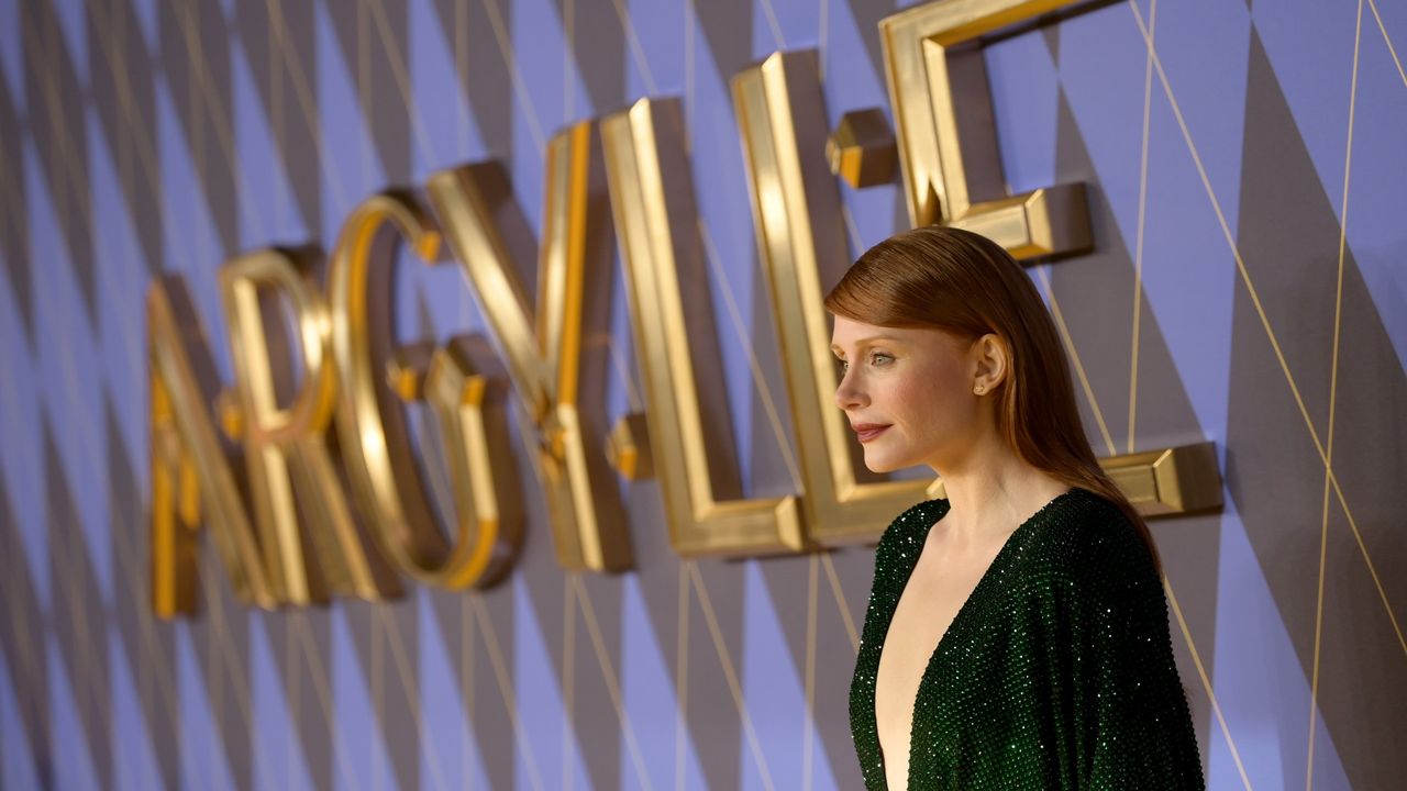 Bryce Dallas Howard attends the World premiere of &quot;Argylle&quot; in London