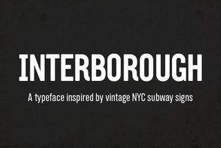 Interborough font