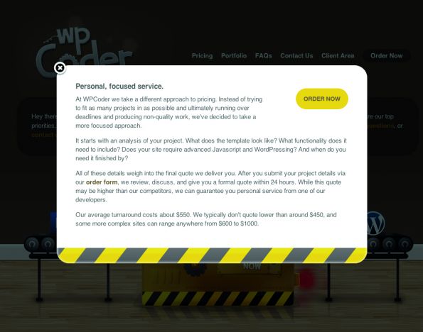 WPcoder website