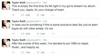 Taylor Swift apple music
