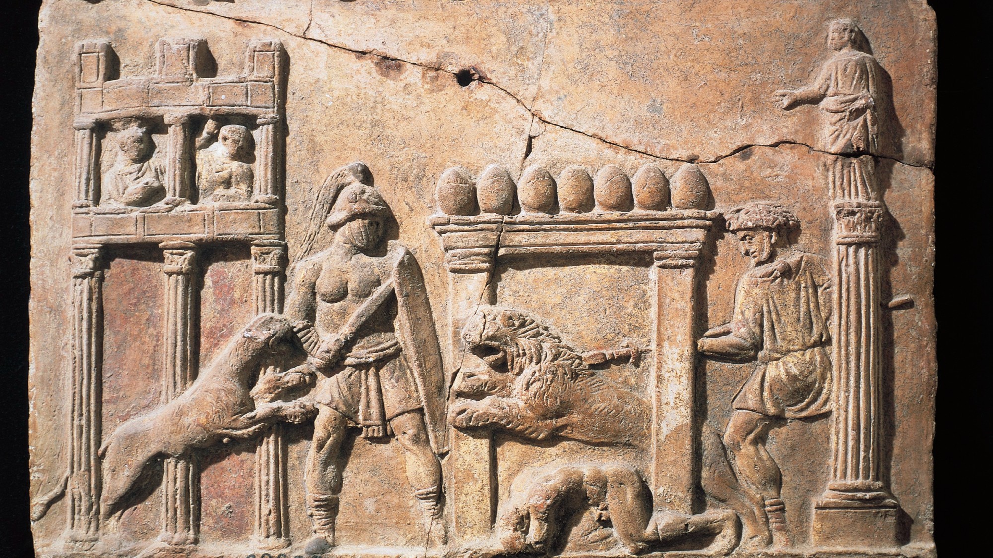 Scientists have found the first proof that ancient humans fought animals