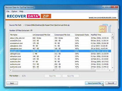 Recover data