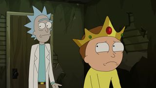 Rick and Morty in season 6, episode 9