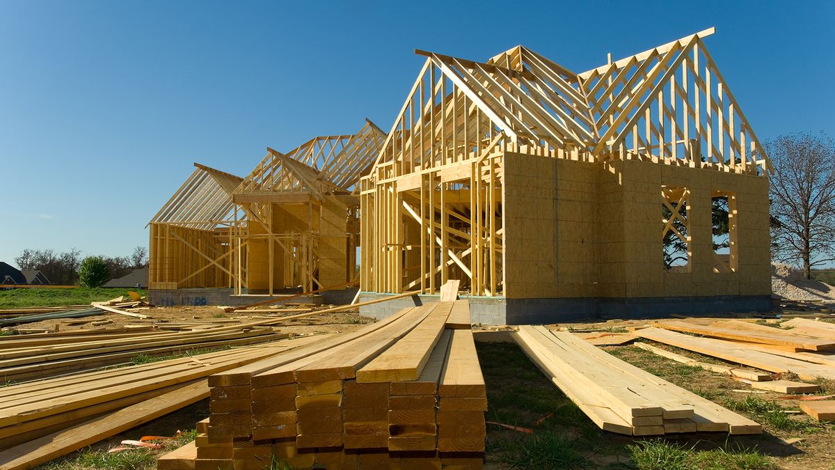 building a timber frame house