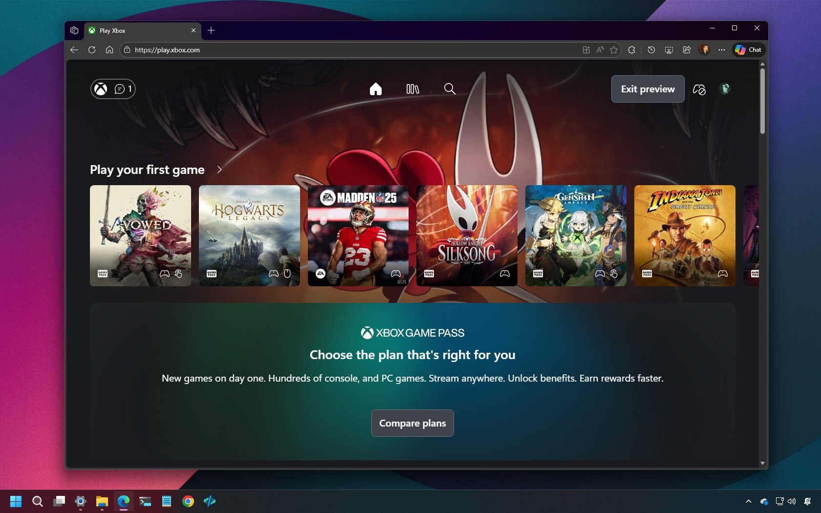 Xbox Cloud new web UI