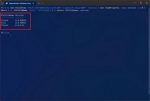 How to check .NET Framework version on Windows 10 and 11 | Windows Central