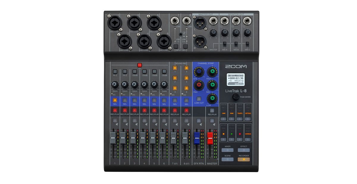 Zoom LiveTrak L-8