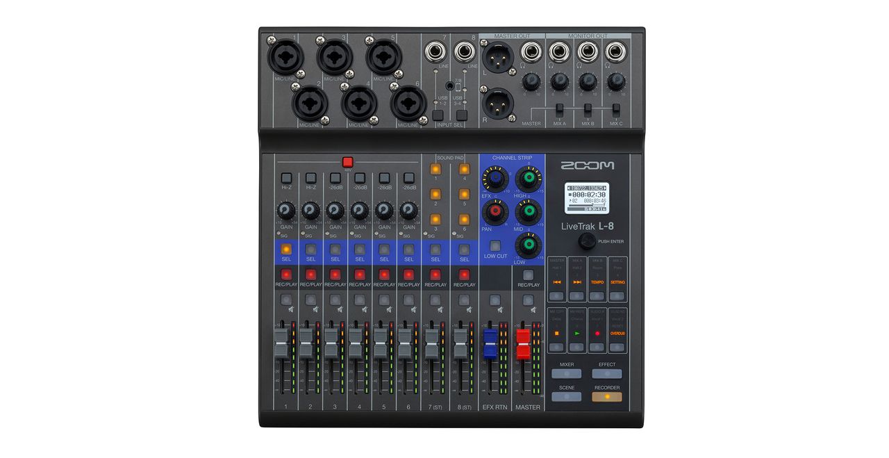 Zoom LiveTrak L-8