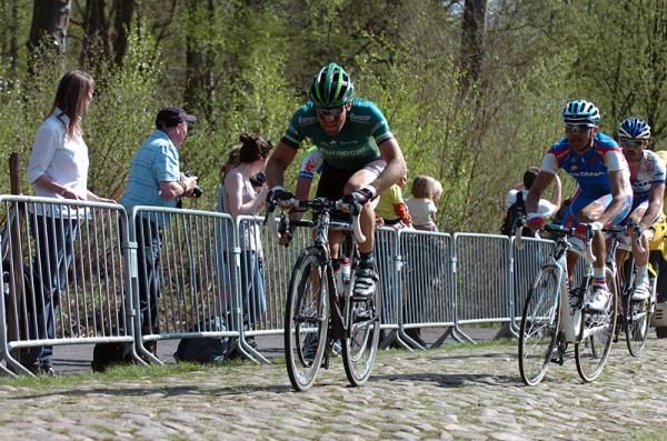David Veilleux (Europcar) made an impressive Paris-Roubaix debut.