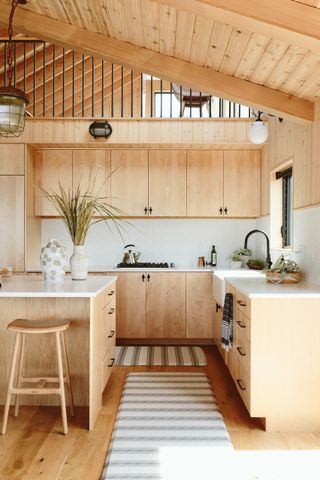 Wooden kitchen designed by Max Humphrey