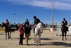Joseph Stockdale wins in Spain on borrowed horse