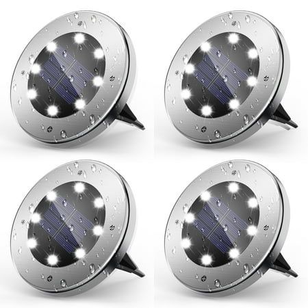 4 Pack Solar Ground Lights