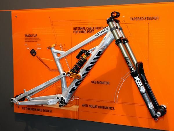 Canyon aims its new Torque FRX platform at park and downhill riders.