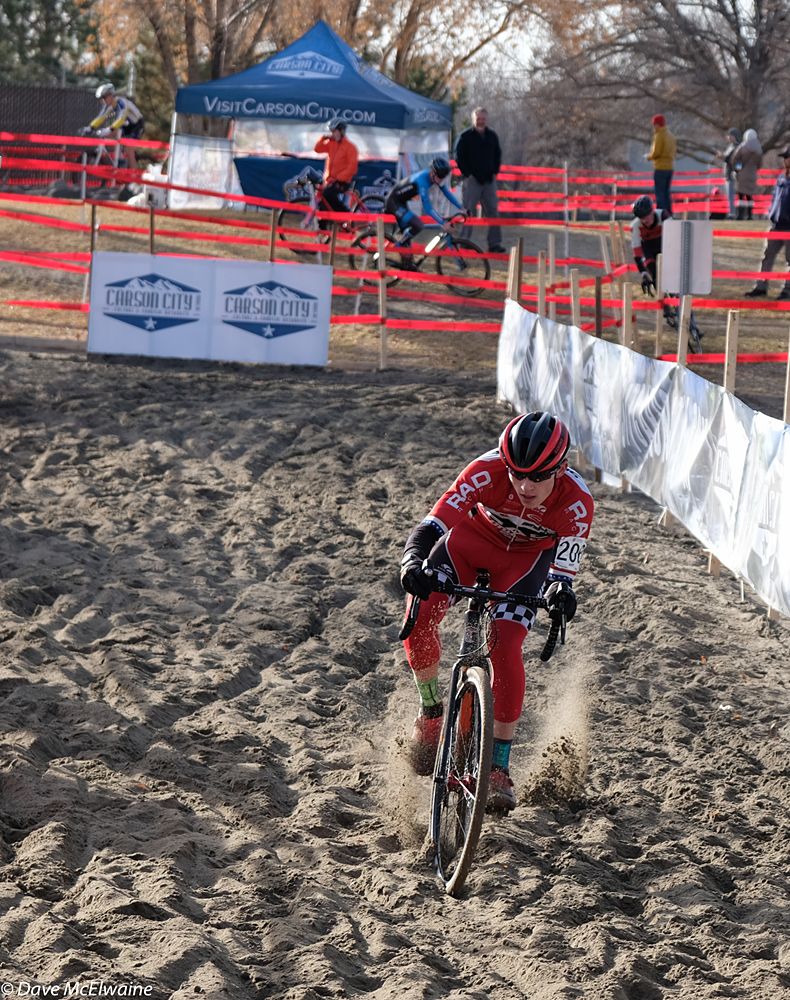 RAD Racing rider makes his way through the sand