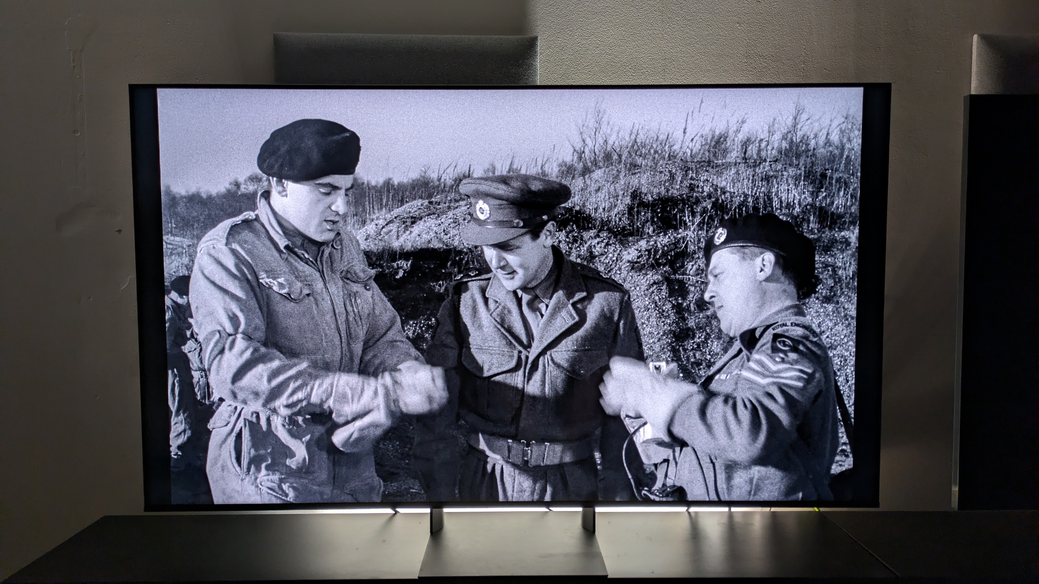 X: The Unknown 4K Blu-ray showing a shot of 3 soldiers
