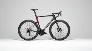 The new cannondale supersix evo 4 against a white background 