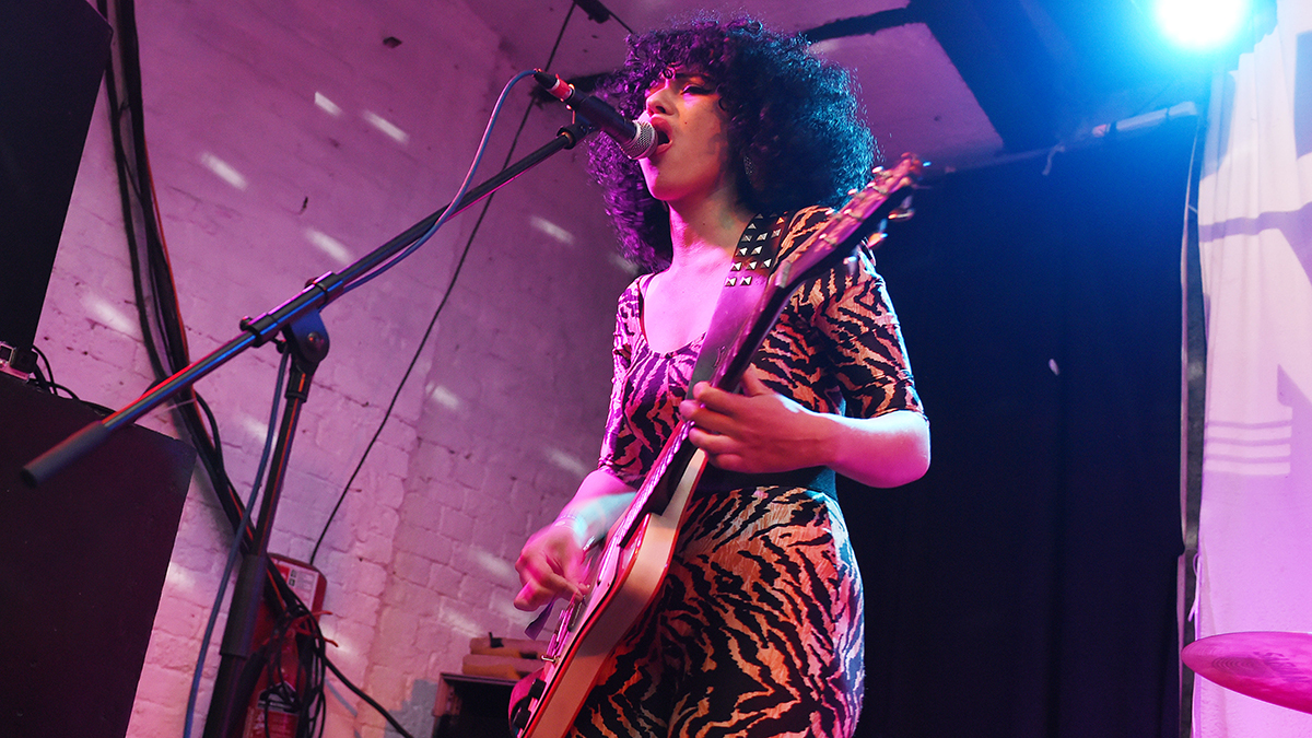 Delilah Holliday of Skinny Girl Diet performs on stage at the Green Door Store on day 1 of The Great Escape on May 19, 2016 in Brighton, England