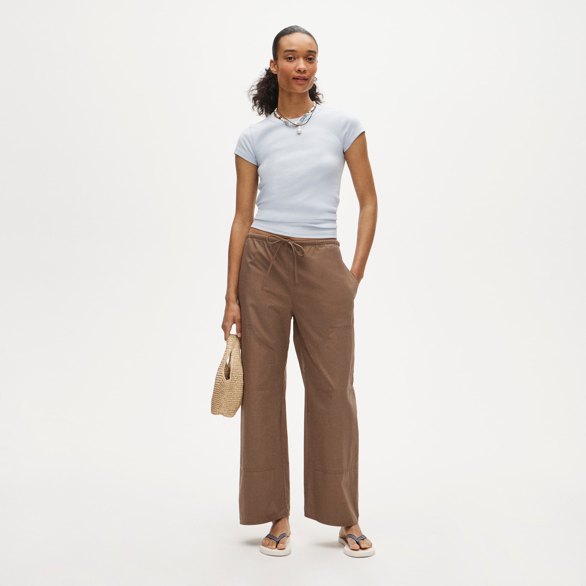 J.Crew, Luna Pant in Gingham Linen Blend