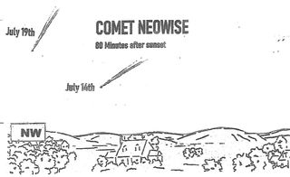 Comet NEOWISE will be visible about 80 minutes after sunset.