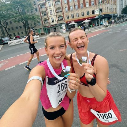 Best UK running races: Health Editor Ally Head running London Landmarks Half Marathon