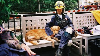 Bretagne, the 9/11 search dog.