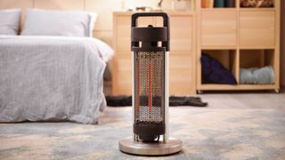 Space heater in bedroom